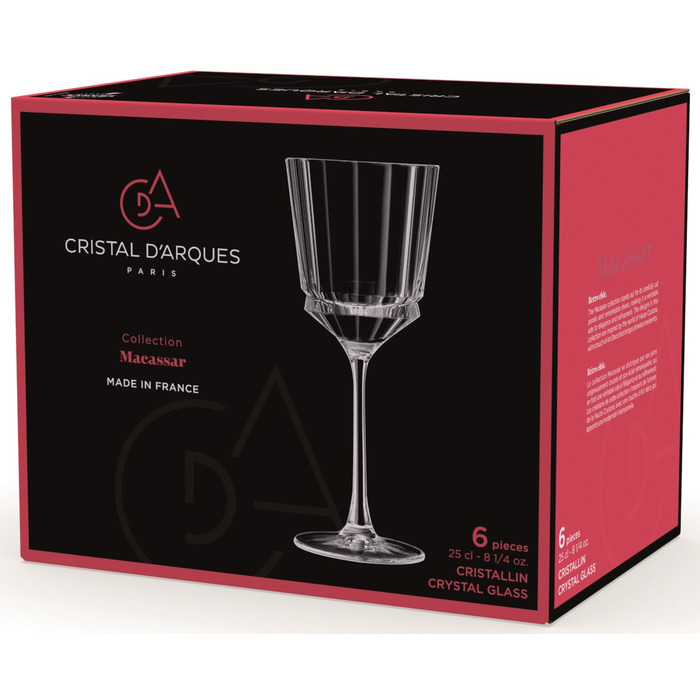 Набір келихів Cristal d'Arques Paris Macassar (6 шт.)