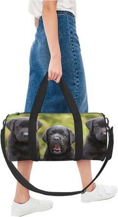 Велика дорожня сумка Гавайська Пальма Легка та міцна Ідеальний подарунок для походів, відпусток, ділових поїздок та іншого, Лабрадор Ретрівер, Універсальний розмір