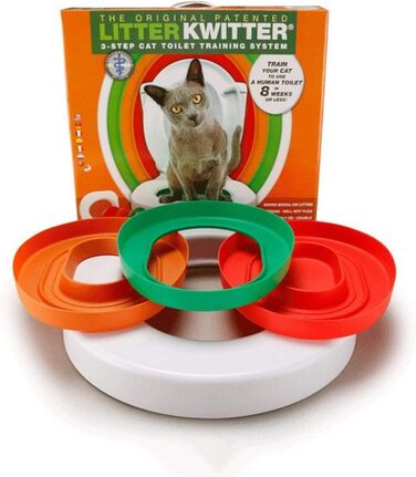 Система привчання котячого туалету LITTER KWITTER Doogie Stuff LK1, 3 кроки