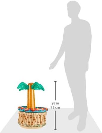 Надувна пальма з кулером для напоїв, для наповнення льодом і водою, пляжна вечірка 182 см 1 пальма