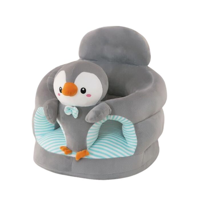 Дитяче крісло, крісло для сидіння, мультяшні тварини, плюшеве крісло-диван, малюк, дитина, навчання сидіти на дивані, гра, міцний, потовщене сидіння дивана в мультяшному дизайні (12)