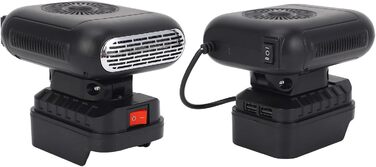 Портативний обігрівач кімнати Asixxsix, регульована температура від 30C до 80C, тихий обігрівач, настільний обігрівач з функцією повороту на 90, 2 USB-порти, для офісу та гуртожитку