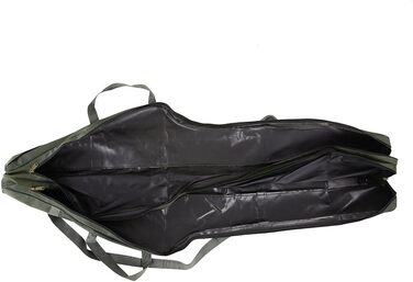 Сумка для риболовлі Lixada 100 / 150 см, багатоцільова складна сумка для вудки, кишені на блискавці, сумка для зберігання, темно-зелена - 150 см