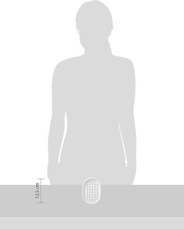 Мильниця TECNO, мильниця з пластику, з отворами для крапель (колір прозорий, білий - не вибирається), кількість