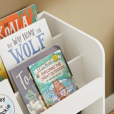 Дитяча книжкова полиця Дитяча книжкова полиця з 2 тканинними ящиками Полиця для іграшок Полиця для зберігання іграшок для дітей Ор