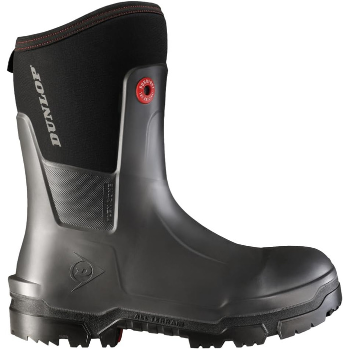 Гумові чоботи DUNLOP унісекс Snugboot Craftsman 40/41 EU чорного кольору