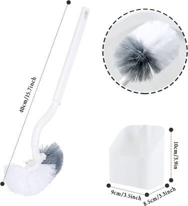 Набори щіток для унітазу, щітка для унітазу з контейнером, щітка для унітазу з очищувачем обідка, щітка для унітазу вигнута, з дов
