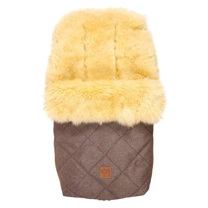 Муфта для ніг Nelly, шкіра ягняти медична, коричневий меланж коричневий меланж ука (1 пачка)