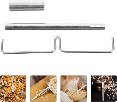 Комплект Запасні частини машини для попкорну Попкорн Кулька для попкорну Мішалки Заміна інструменту для видалення попкорну Аксесуари для машини для попкорну Стикове з'єднання Кришка каструлі Залізо, 1