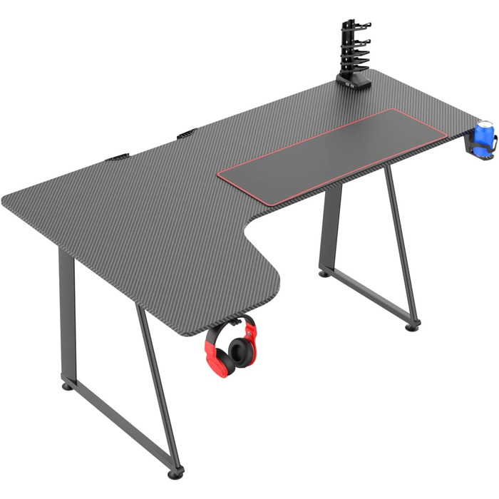 Ігровий стіл VDD Hugo - L-подібний кутовий стіл - 160 см x 60 см