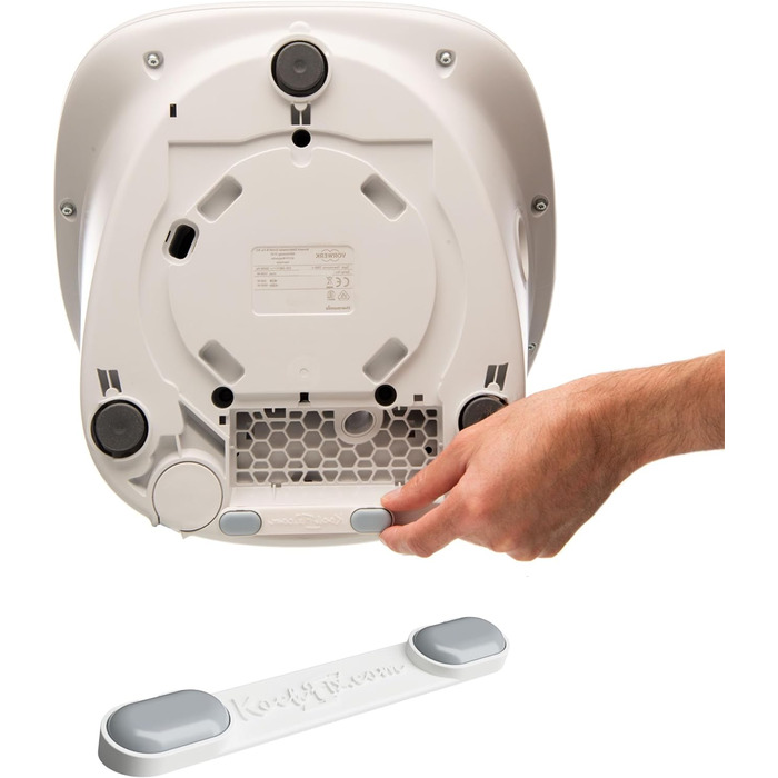 Розсувна дошка для Thermomix TM5 / TM6 - невидимий слайдер - Роликова дошка для безпечного переміщення Thermomix - Аксесуари для Thermomix Made in Germany