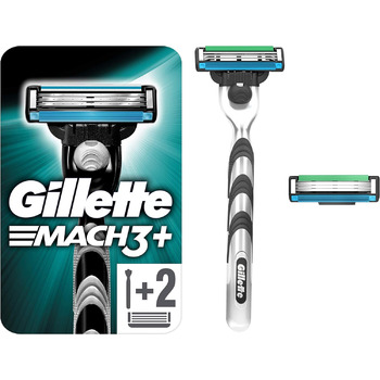 Бритва Gillette Mach3, 1 бритва з 2 лезами бритви