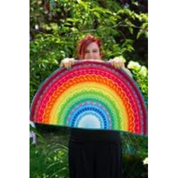 Різнокольорові килимки для дверей у райдужному дизайні - Розмір 80 см x 45 см - 4 кольорові варіації (різнокольорові)