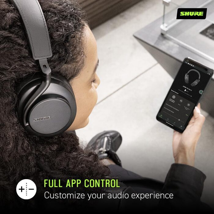 Бездротові навушники Shure AONIC 50 GEN 2 з функцією шумозаглушення - чорний Gen 2 Black