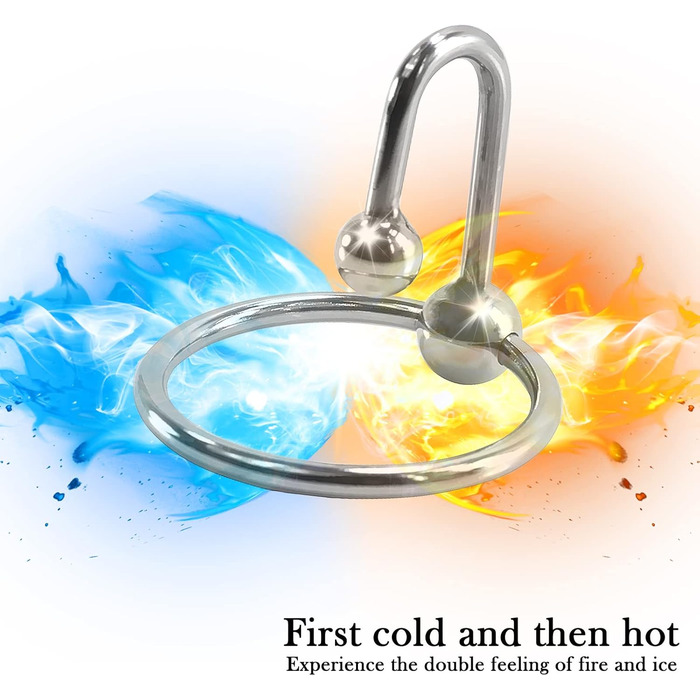 Набір уретральних дилататорів BDSMJOY, нержавіюча сталь, з ерекційними кільцями (25-28-30 мм), 3 шт.