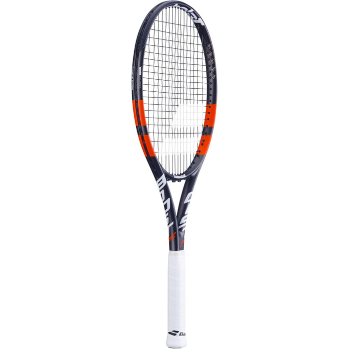 Тенісна ракетка Babolat Aero G 27" 2024 червоно-чорно-біла 270 г L3 NF²-Tech + Aero Modular³ максимальний спін + потужність для середнього рівня офіційний Babolat Франція оригінал