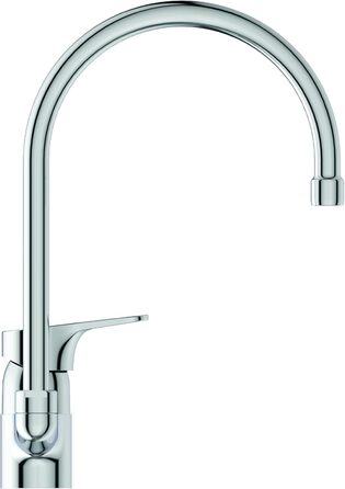 Кухонний змішувач Ideal Standard Cerabase, висота виливу 194 мм, швидкий монтаж, економний витрат води 9 л/хв (3 бар), колір хром (85 x 236 x 334 мм), довжина виливу 200 мм