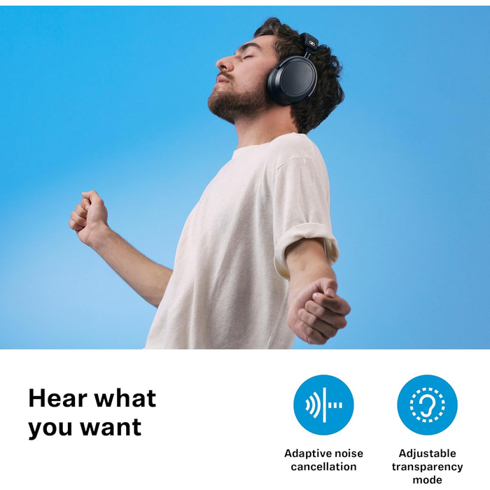 Бездротові навушники Sennheiser MOMENTUM 4 з Bluetooth - з адаптивним шумозаглушенням для кришталево чистого звучання дзвінків - 6