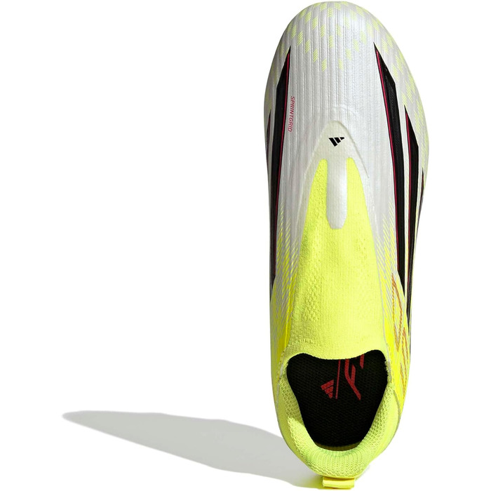 Футбольні бутси adidas Unisex Kids F50 League Laceless FG/MG, дитячі, 38 EU Team, Solar Yellow 2 Core Black, Lucid Red