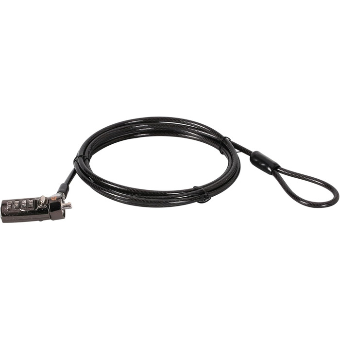 Комбінований замок для ноутбука, слот для нанозамка, 1,8 м, 01BN