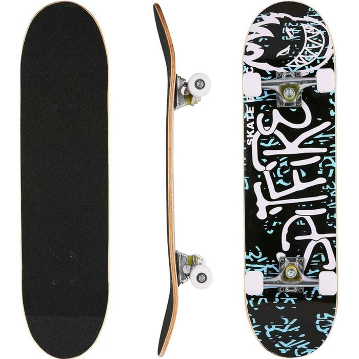 Скейтборд 31" Fashion Double Kick 7-шаровий канадський клен – повний компліт для дітей 5-8 років, підлітків та дорослих, модний дизайн