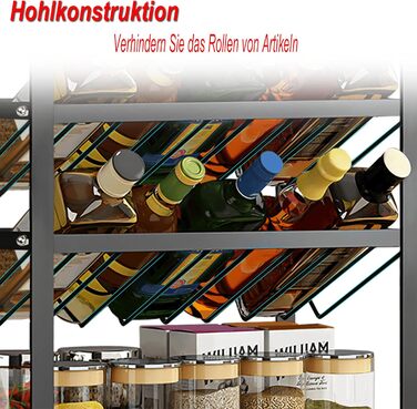 Рівнева підставка для спецій з нержавіючої сталі, органайзер, система зберігання спецій, кухонний тримач для спецій, нахил 45, кухонна полиця для пляшечок зі спеціями, банок, пляшечок з олією, 53x35x20 см, тип A, 4-