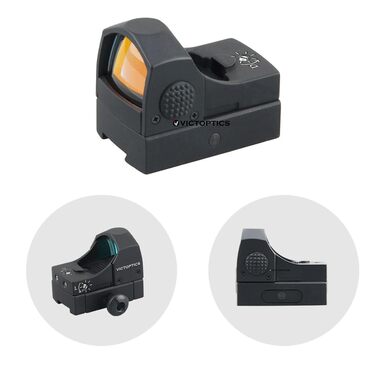 Коліматорний приціл Vector Optics V3 22 Sphinx для спорту, страйкболу та полювання, пневматична гвинтівка, приціл для мішеней, коліматорний приціл, коліматорний приціл з кріпленням для калібру 11 мм