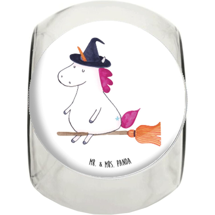 Баночка для цукерок Mr. & Mrs. Panda Unicorn Witch L 870 мл, преміум банка, 870 мл PD-1616337-STANDARD