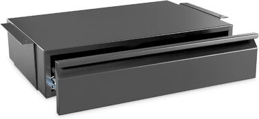 Шухляда під столом - Висувна - Плавний хід - Глибина 48 см - Вантажопідйомність 5 кг - Для монтажу під столами, робочими столами або стільницями - Чорна