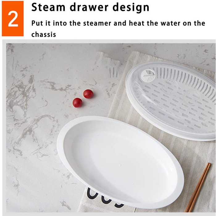 Кухонний гаджет Тонка робота Побутові аксесуари Компактна парова плита Інструмент для приготування їжі великої місткості