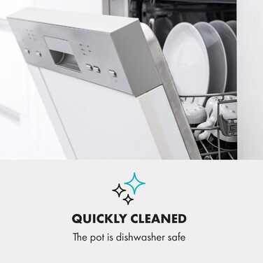 Варильна машина Klarstein Jam Session, 1000 Вт, 2 автоматичні програми, регульований час приготування, автоматична мішалка, внутрішня каструля з покриттям, каструля, яку можна мити в посудомийній машині, об'єм 3 літри 1000 Вт