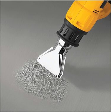 Вт теплова гармата D26414 (температура 50-600, витрата повітря 650 л/хв, з плоским і конусним соплом і скребком для фарби, безпечн