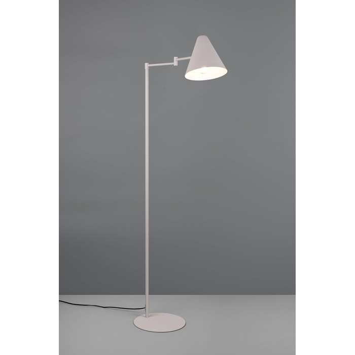 Торшер Trio Cosima 463900176, теплий сірий метал, гнучкий шарнір, без лампи ( E14)