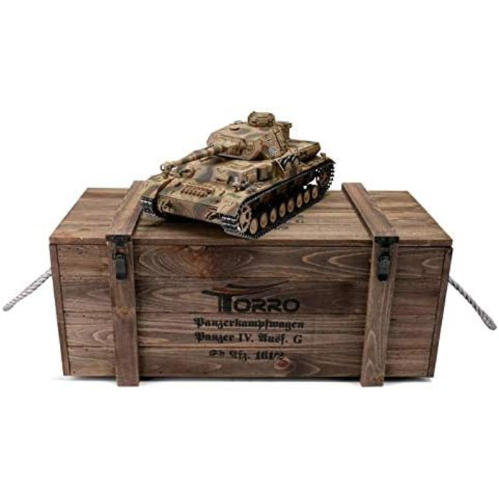 Танк Panzer PzKpfw IV Ausf. G Металева версія Літнє камуфляж BB, 1/16 RC