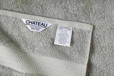 Набір рушників CHATEAU HOME COLLECTION (4 банних рушники, 6 рушників для рук, 8 фланелей) 600 г/м, абсорбуючий, комплект постільно