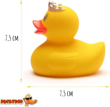 Принцеса гумова качка I Принцеса пищаща качка IL 7,5 см I вкл