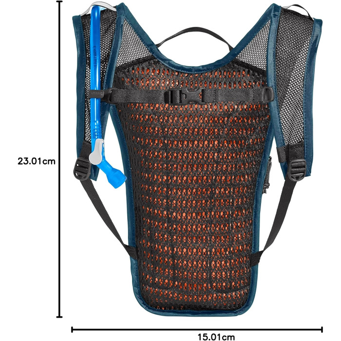 Легкий велосипедний гідратаційний рюкзак CamelBak Hydrobak, 1,4 л, колір Gibraltar Marina/Black