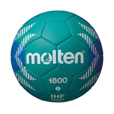 Тренувальний м&39яч Molten Handball HA1800-GB IHF, зелений/синій, розмір 2, 3