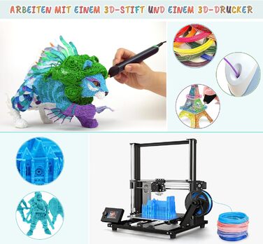 Кольорів, по 10m кожен, 3D print filament 1,75 мм для 3D ручки, силіконовий килимок для основи 3D ручки шаблони 3D ручок Аксесуари для 3D принтерів для 3D ручок для дітей, 300m PLA 3D pen filament, 30