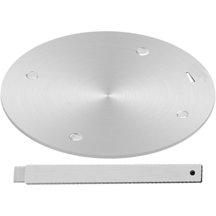 Пластина перетворювача індукційної плити, пластина індукційного адаптера Lifenergric, пластина для розподілу тепла з нержавіючої сталі зі знімною ручкою для верхньої частини газової плити, 20,1 см 7,9 дюйма