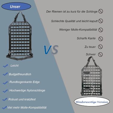 Панель Автомобіль 58см * 36см Molle Спинка сидіння Організатор спинки заднього сидіння Тактичне зберігання Абс Пластик Екологічно