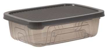 Контейнер Herevin Prime Bowl Grey, міні-бокс, 0,350 л, сірий