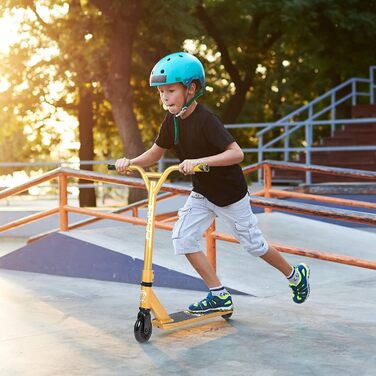 Самокат VOKUL TRII S2 Pro Stunt Scooter - самокат для трюків у стилі фрістайл з колесами 100 мм - з хромолієвим кермом, що обертає