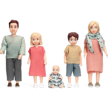 Ляльки Lundby для родини лялькових будиночків Сімейство ляльок Чарлі Гнучкі ляльки Аксесуари та фігурки Масштаб 118