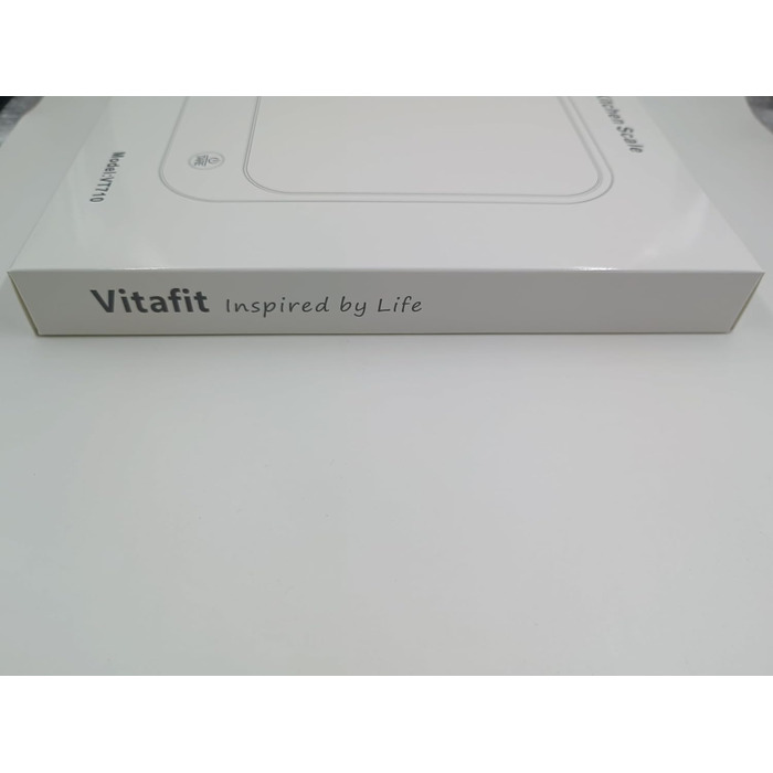 Кухонні ваги Vitafit 10KG цифрові зі світлодіодним дисплеєм та функцією тари, Центр ваги з 2001 року, Цифрові ваги з вимірюванням