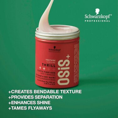 Віск для волосся Schwarzkopf OSiS Thrill Fibre Gum, банка, 100 мл