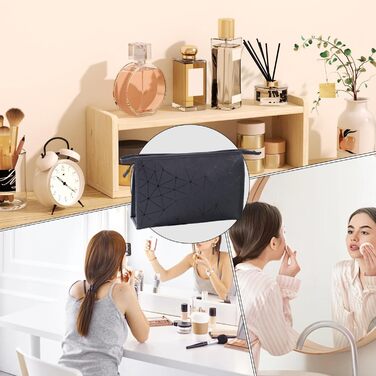 Косметичка для зберігання косметики, органайзер для макіяжу, портативна косметичка, велика косметичка, косметичка з відділеннями,