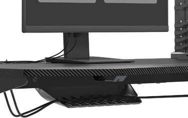 Ігровий стіл Т-подібної форми, великий ігровий комп&39ютерний стіл, робочий стіл з килимком для миші, підставкою для склянок та гачком для навушників, 160x70x75 см, чорний BHEU-NE-1675