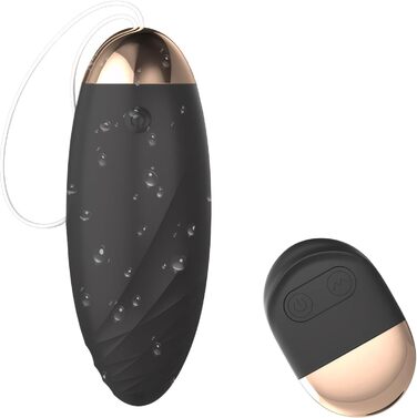 Вібруючі любовні кульки Qoosea, з пультом управління, 10 режимів, водостійкі, USB-зарядка, силікон