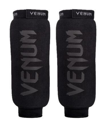 Щитки для гомілок Kontakt без стопи, чоловічі, розмір S, чорні/чорні